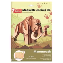 Maquette en bois 3D Mamouth - Graine Creative - Beige