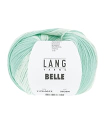 Pelote de Coton à tricoter et crocheter BELLE - Lang Yarns 72 Vert