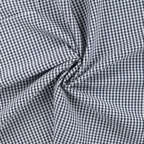 Tissu Seersucker Coton Rayures sur fond Bleu marine