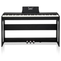 LALAHO - GDP-104 - Piano numérique - 88 touches pondérées noir Bluetooth 3 pédales
