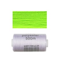 Bobine 500m fil polyester Vert fluo