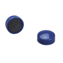 Lot De 10 Aimants Ronds Diamètre De 12 Mm - Bleu - Sign