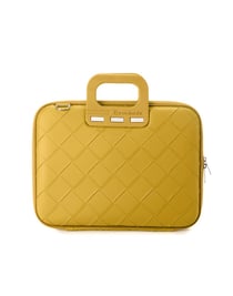 Mallette Bombata Intrecciato 13'' - Jaune