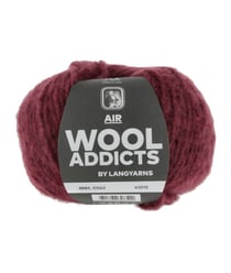 Pelote de Laine à tricoter AIR - Wool Addicts 0062 rouge