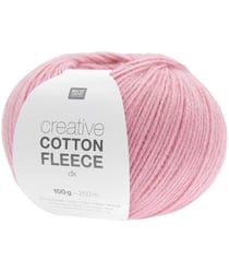 Pelote de coton Creative Cotton Fleece dk - 100 GR - Rico Design 10 Pink