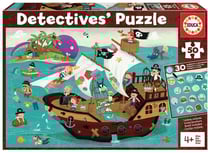 50pcs detective puzzle Bateau pirate
