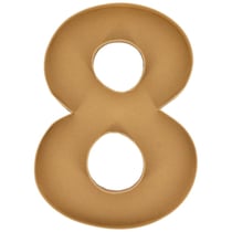 Plateau en Carton Kraft Chiffre 8 - 40 cm - Alimentaire