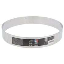 Cercle à mousse inox H 4,5 cm Ø 28 cm