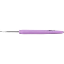 Crochet, dim. 3,5, L : 13,3 cm, dim. 3,5 mm, mauve clair, 1 pièce