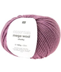 Laine à tricoter Essentials Mega Wool Chunky - Rico Design 08 Violet