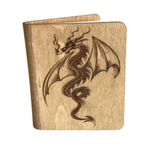 Carnet en bois Dragon - Creatifwood