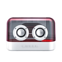 Enceinte Bluetooth RGB Portable Son Surround Autonomie 6h AUX FM TF Blanc YONIS