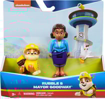 Pat patrouille mme goodway + poule galinetta + ruben - 3 figurines - chien - paw patrol - spin master - 20148185