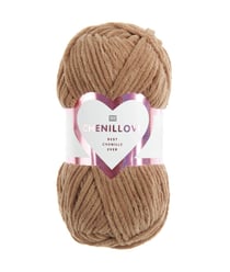 Découvrez le Confort et la Douceur de la Pelote Velours Creative Chenillove 100GR de Rico Design 28 Praliné