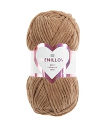 Découvrez le Confort et la Douceur de la Pelote Velours Creative Chenillove 100GR de Rico Design 28 Praliné