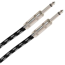 Plugger, câble Tweed guitare instrument Jack mâle 6,35mm vers Jack mâle 6,35mm.
