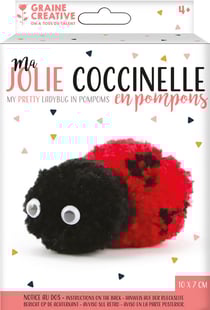 KIT POMPONS COCCINELLE