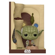 Star Wars - Figurine POP! Book Nook Yoda dans sa Hutte 9 cm