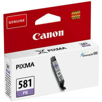 Cartouche Jet d'encre CLI-581PB 5 ml 250 Pages Bleu Photo CANON