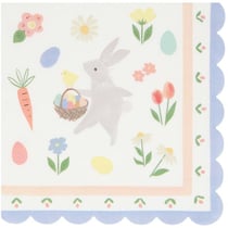 16 Serviettes Lapin de Pâques