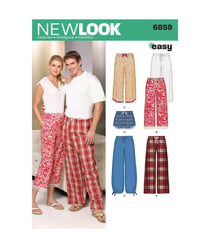 Patron New Look 6859 Pantalon, pantacourt, short taille n°FR : TP-TG