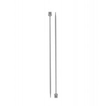Prima Mercerie| Aiguilles à tricoter métal 30 cm de 2mm à 4,5 mm