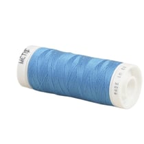 Bobine fil polyester 200m Oeko Tex fabriqué en Europe bleu denim