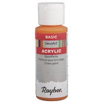 Peinture Acrylic, flacon 59 ml, orange capri