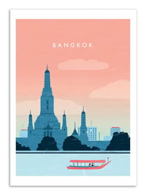 Affiche - Bangkok - Katinka Reinke