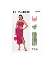 Patron New Look 6741 - Robe deux pièces du 34 au 46 (FR) taille n°FR 34-46