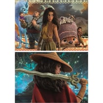 Puzzle en bois disney princesse : raya et le dernier dragon 2 x 50 pièces - educa - 18879