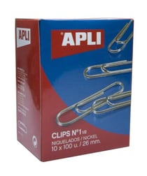 Trombones nickelés nº1½ 26 mm 100 u.