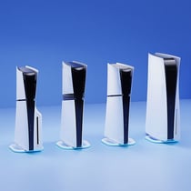 Stand vertical PS5 pour PS5 et PS5 Slim, support pour Playstation 5 à LED RGB