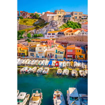 Tableau sur toile Marseille colorée 30x45 cm