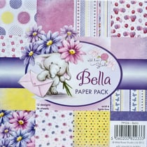 36 papiers fantaisis assorties 15.2 x 15.2 cm Wild Rose Studio BELLA