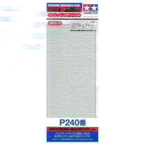 Maquette finition Papier abrasif P240 - Tamiya 87093