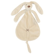 Doudou Lapin Richie recyclé beige 25 cm - Happy Horse