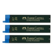 Mine de rechange - FABER-CASTELL - Super Polymère 9065 S - 0,7 mm 2H - Lot de 3 boîtes de 12 mines