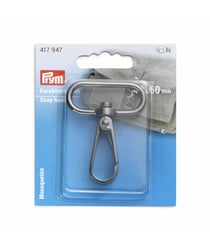 Mousqueton Metal 40x60 mm - Prym Gris anthracite
