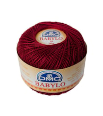 Fil à crocheter Babylo Gross. 30 - Col. 815 - Cerise - 50 G