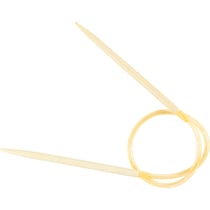Aiguilles à tricoter circulaires, L : 40 cm, dim. 5 mm, 1 pièce