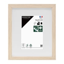 Cadre photo Wild brut 15x20 cm avec passe-partout 9x13 cm