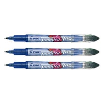 Lot de 3 stylos marqueurs textiles permanents - PILOT - pointe aiguille 0,65 mm - Noir