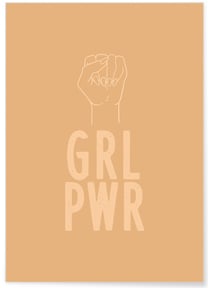 Affiche Girl Power | A3 : 29,7x42cm