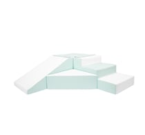 Set de 4 blocs blanc Menthe - Velinda - Vert