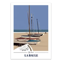 Affiche 30x40 cm - La Baule - LPX Illustration