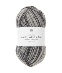 Laine à chaussette Socks Earth Wind + Fire 6 fils - Rico Design 06 Gris Stones