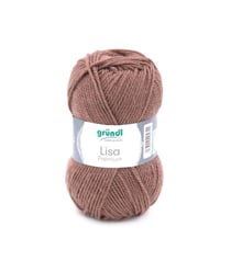 Fil à tricoter LISA PREMIUM UNI - Grundl 22 Marron