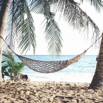 Tableau sur toile hamac 45x45 cm