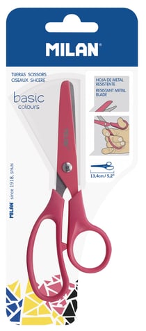 Blister ciseaux Basic Colours